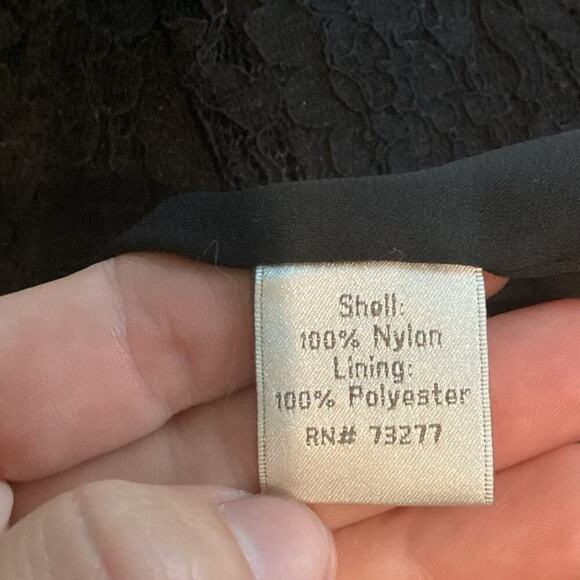 Womens Lace Blazer Sz 8 Whimsigoth Black Floral Gothic Romantic Feminine Jacket - Picture 9 of 10